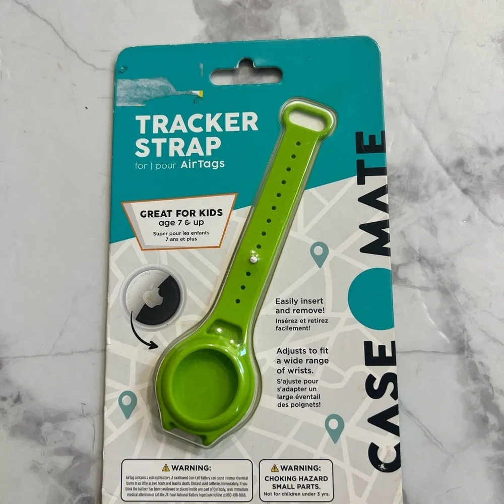 Case-Mate Lime Tracker Strap for AirTags